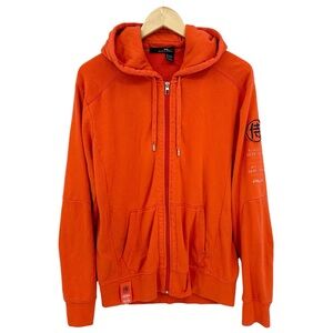 Ralph Lauren RLX Hoodie Honolulu Hawaii Zip Jacket Orange
